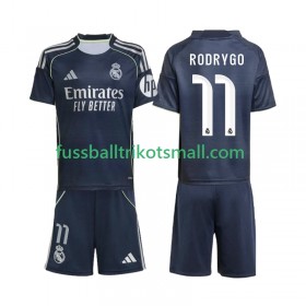 Fußballtrikots Real Madrid Rodrygo 11 Kinder 2025-2026 Kurzarm Auswärts-trikot kaufen